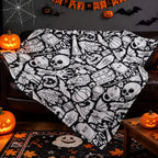 Halloween Washable Coloring Blanket – Reusable Creative Fun for Kids & Family