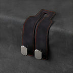Leather Car Seat Back Hidden Hook - Double Hook Design for Hanging Purses, Bags & More in Style