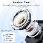 🔥5-in-1 Wireless Induction Speaker Stand – 360° Adjustable, 3500mAh Power Bank & Ambient Light