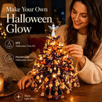 🔥DIY Beaded Christmas Tree Kit – Mini Crystal Bead Craft Set with Angel Topper & Accessories
