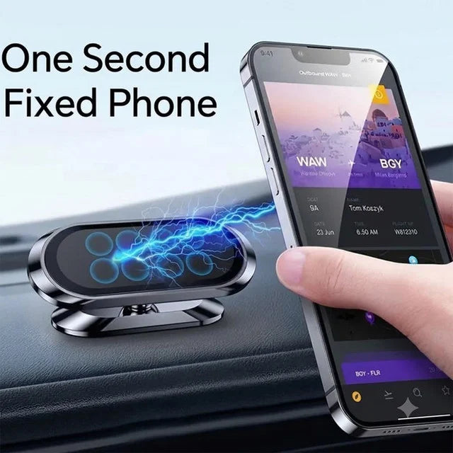 Magnetic Car Phone & Tablet Mounts – Adjustable 360° Rotating Suction Cup Holders