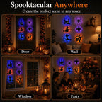 Halloween LED Silhouette Wall Light Stickers