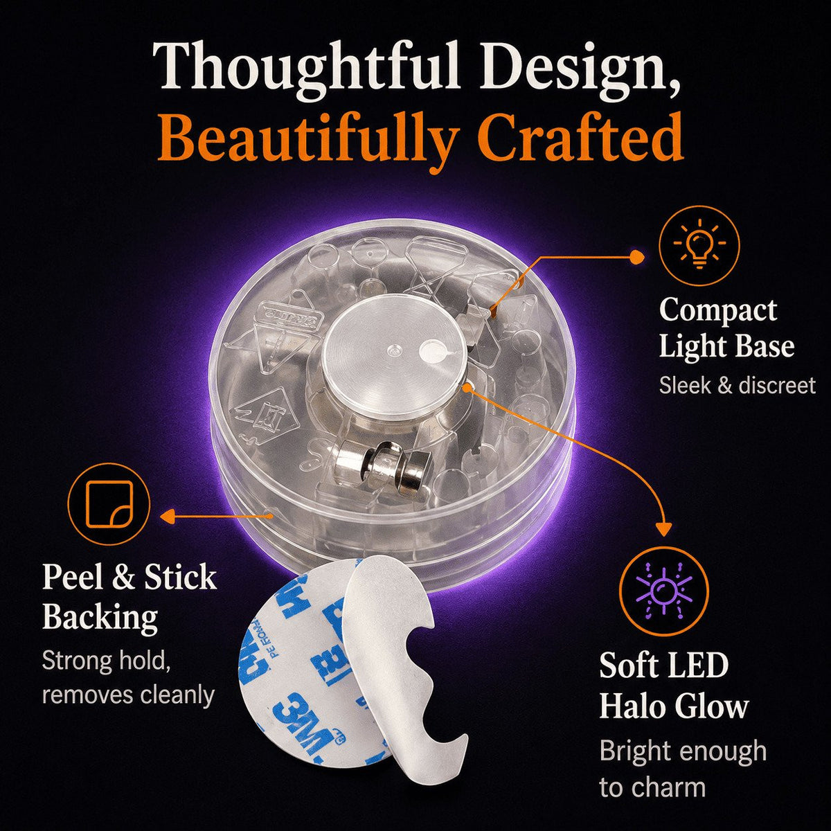 Halloween LED Silhouette Wall Light Stickers