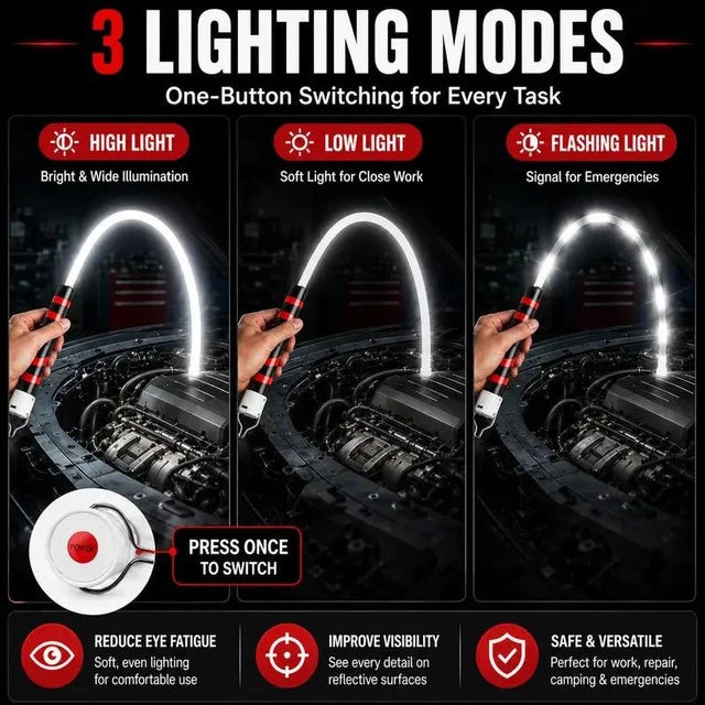 27" Bendable LED Flashlight Stick