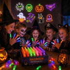 Halloween Finger Projector Rings – 36-Piece LED Party Favors for Kids