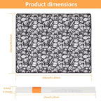 Halloween Washable Coloring Blanket – Reusable Creative Fun for Kids & Family