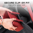 Leather Car Door Cup Holder – 3-in-1 Drink Holder, Storage Organizer & Mini Car Bin