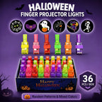Halloween Finger Projector Rings – 36-Piece LED Party Favors for Kids