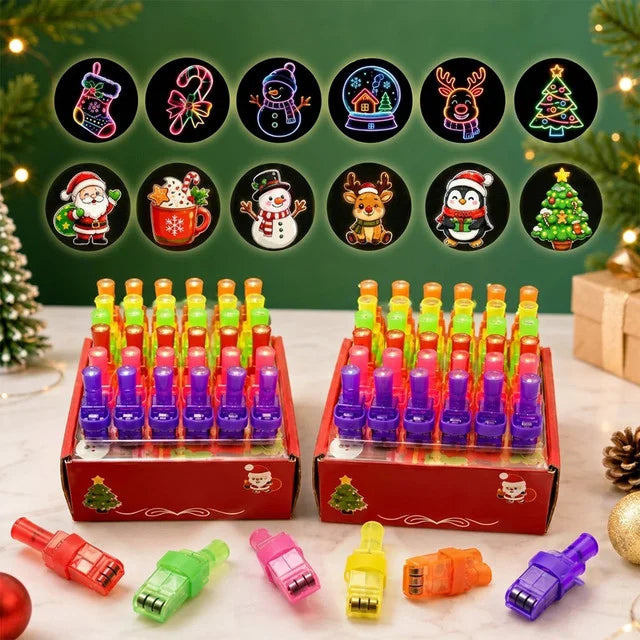 Halloween Finger Projector Rings – 36-Piece LED Party Favors for Kids