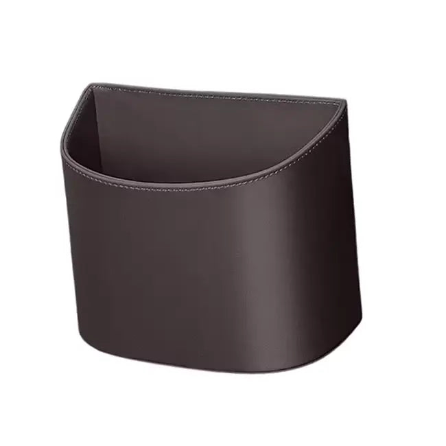 Leather Car Door Cup Holder – 3-in-1 Drink Holder, Storage Organizer & Mini Car Bin