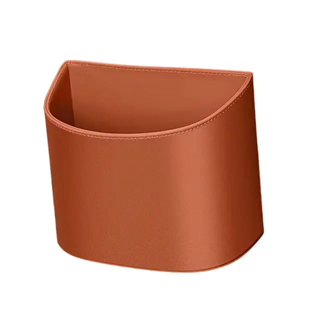 Leather Car Door Cup Holder – 3-in-1 Drink Holder, Storage Organizer & Mini Car Bin